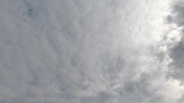 Cloudscape Timelapse Buen Tiempo Las Primeras Gotas Lluvia Solo Cielo — Vídeos de Stock