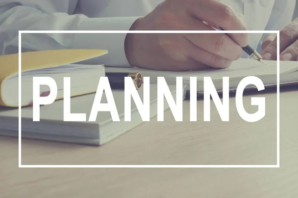 Planning Concept Manager Work Strategy Direction Action — Stock Photo, Image