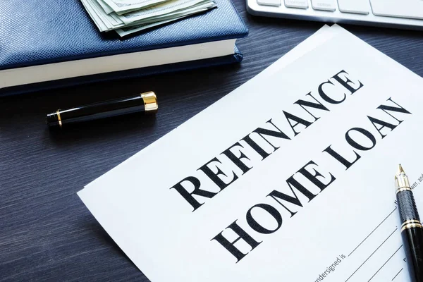 Refinance — 스톡 사진