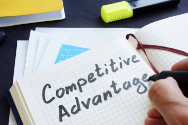 Adam Not Defteri'nde rekabet avantajı sözcükleri yazma.