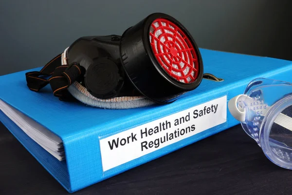 Gezondheids Veiligheidsvoorschriften Whs Werk Het Bureau — Stockfoto