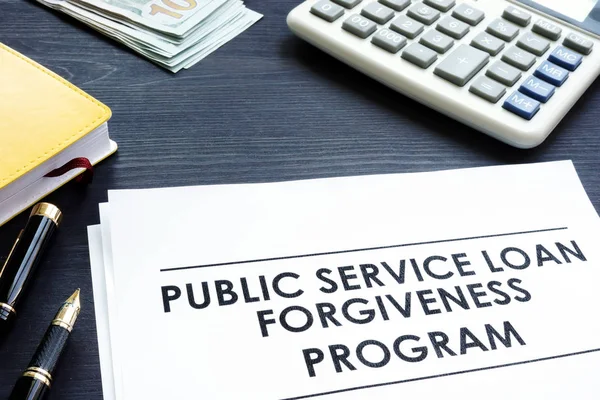 Δημόσιας Υπηρεσίας Δάνειο Συγχώρεση Pslf Πρόγραμμα Έγγραφα — Φωτογραφία Αρχείου