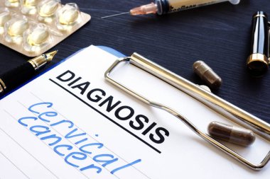 Tıbbi tanı serviks kanseri formla.