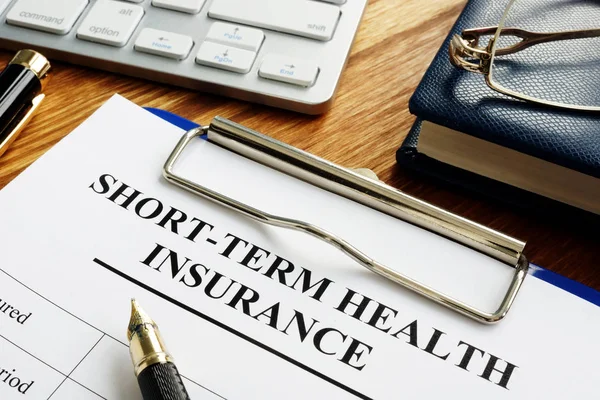 Short Term Health Insurance Short Term Medical Stm — Stock Photo, Image