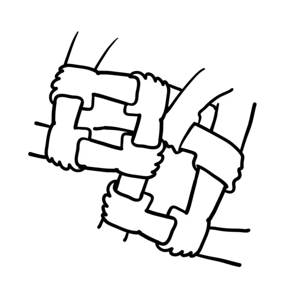 อวาดด วยม กษณ ของแต ละอ าหร บความหลากหลายของท Doodle — ภาพเวกเตอร์สต็อก