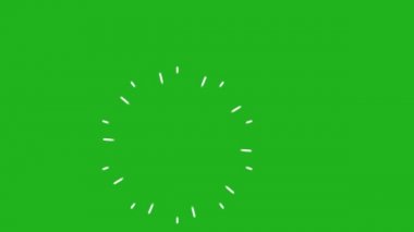 Yeşil ekran arkaplanlı havai fişek hareketi grafikleri