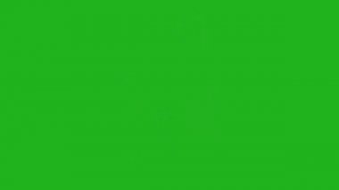 Parıldayan yıldızlar yeşil ekran arkaplanlı hareket grafikleri