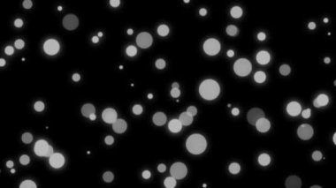 Bokeh gece arkaplanlı hareketli grafikleri aydınlatır