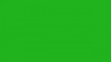 Yeşil ekran arka planına sahip hareket grafiklerini ateşle