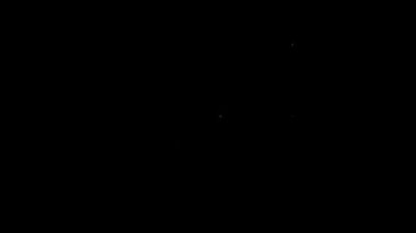 Parıltı, gece arkaplanlı hareketli grafikleri ateşler