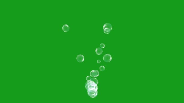 Burbujas Voladoras Gráficos Movimiento Con Fondo Pantalla Verde — Vídeo de  stock © devendarreddy307 #488094752