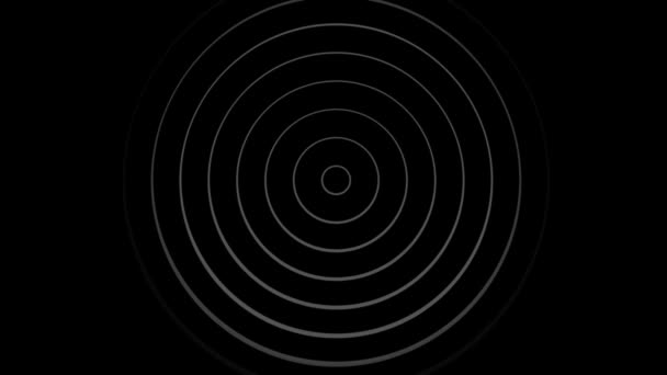 Anneaux circulaires graphiques de mouvement avec fond de nuit