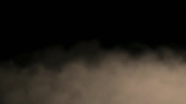 Αμμοθύελλα Γραφικά Κίνησης Φόντο Νύχτα — Αρχείο Βίντεο