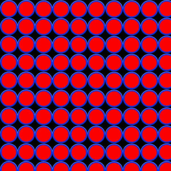 Red Circles Beautiful Pattern — Stock Photo, Image