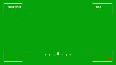 Yeşil ekran arkaplanlı bulucu hareketli grafikleri göster