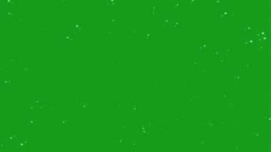 Yeşil ekran arkaplanlı uzay hareketi grafikleri