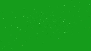 Yeşil ekran arkaplanlı uzay hareketi grafikleri