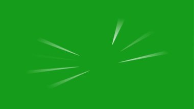 Yeşil ekran arkaplanlı ışık hareketi grafikleri