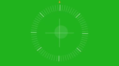 Kamera çerçevesi yeşil ekran arkaplanlı hareket grafikleri ayarlıyor