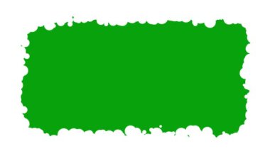 Yeşil ekran arkaplan ile beyaz bulutlar çerçeve hareket grafikleri