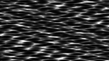 Su dalgaları düz siyah arkaplan ile hareket grafiklerini etkiler