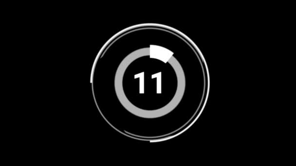 Drieëndertig Procent Cirkelcirkeldiagram Grafiek Draaien Rond Animatie Wit Zwarte Achtergrond — Stockvideo