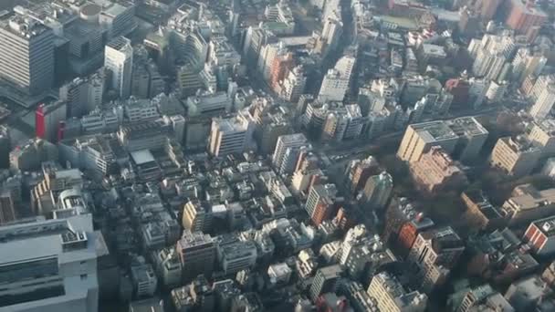 Luchtfoto Flying Tokio Stad Japan — Stockvideo
