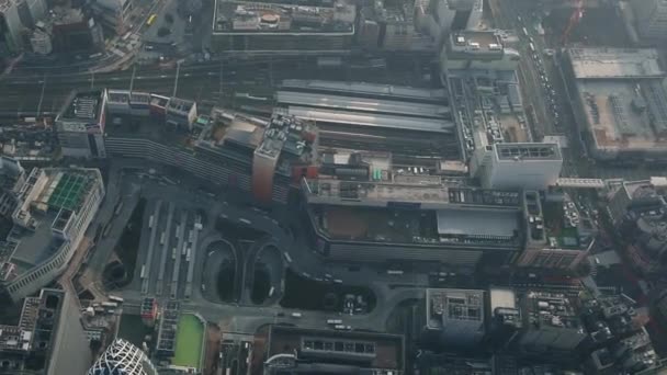 Luchtfoto Flying Tokio Stad Japan — Stockvideo