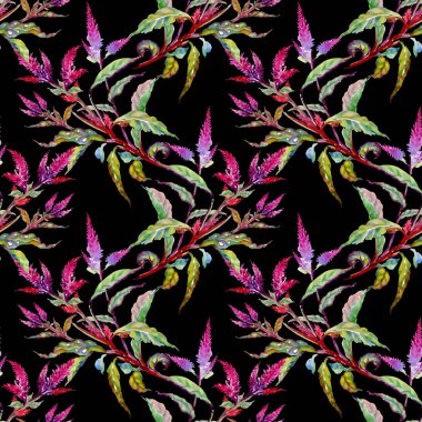 desen parlak yaprakları ile şube 