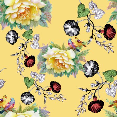 Petunya çiçek arka plan