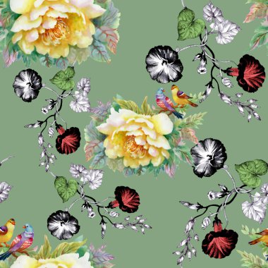 Petunya çiçek arka plan