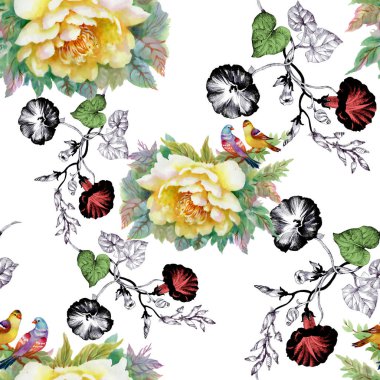 Petunya çiçek arka plan