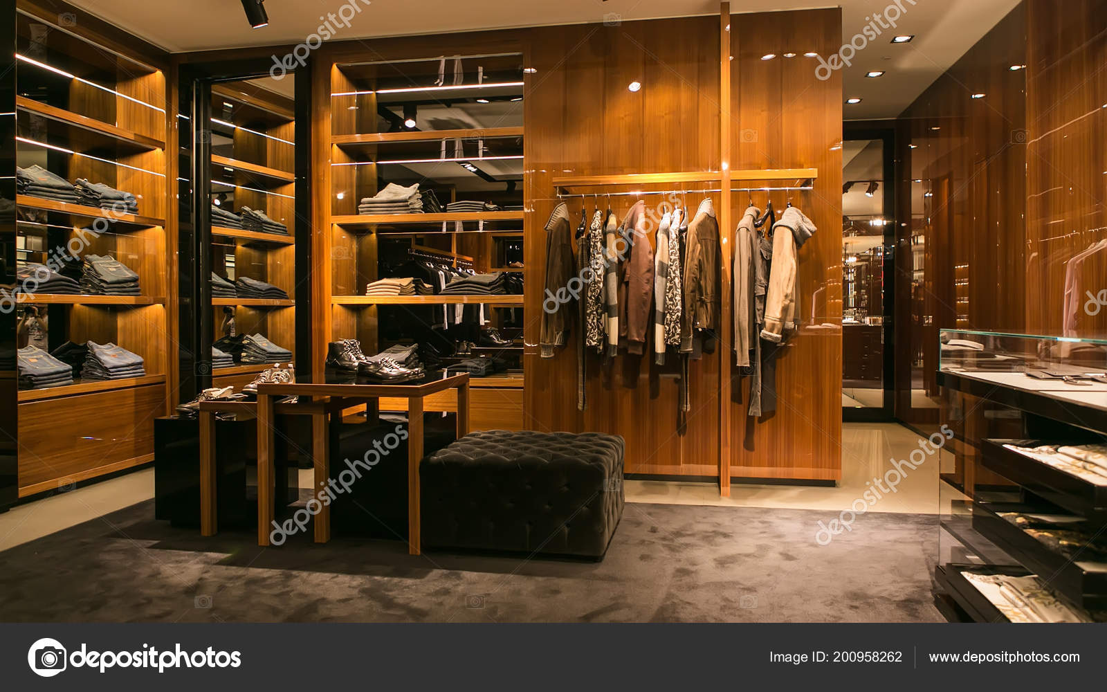 luxury clothing store