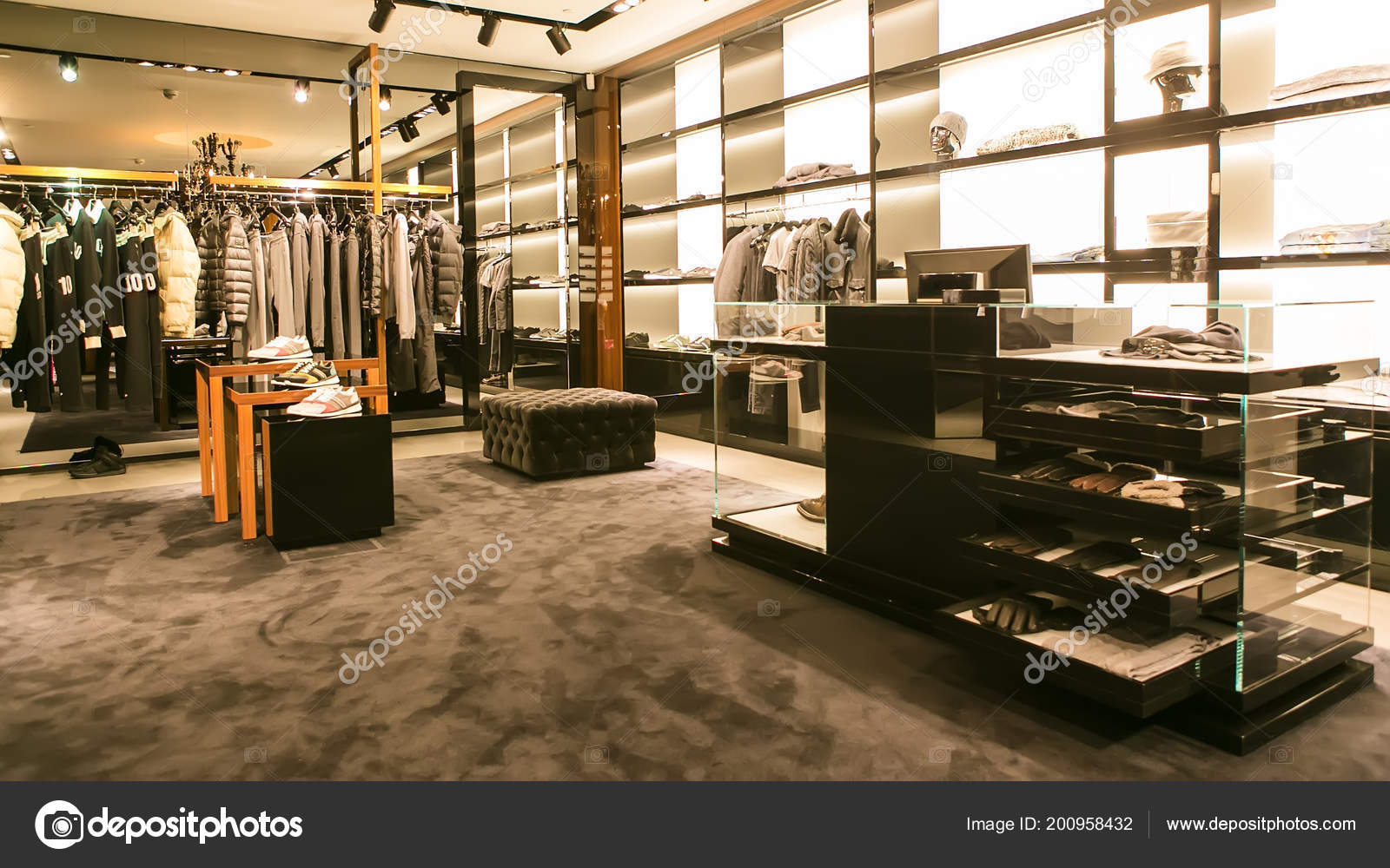 A luxury store with men clothing. Stock Photo by ©sarymsakov 200958262