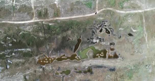 Belas imagens aéreas da savana. Tiro em resolução 4k — Vídeo de Stock