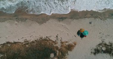 Bir Beach Üstten Görünüm