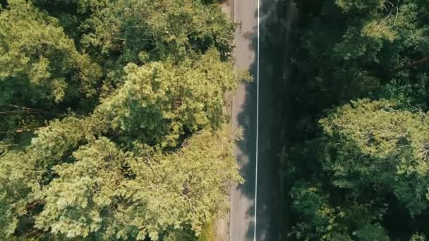 Top View of Rural Road — Stock Video