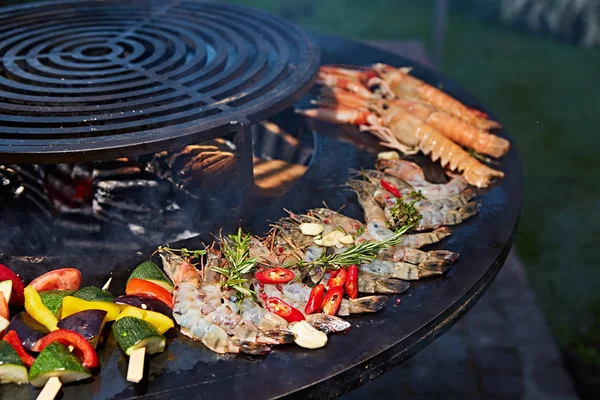 Das frisch gegrillte Gemüse. flacher dof — Stockfoto