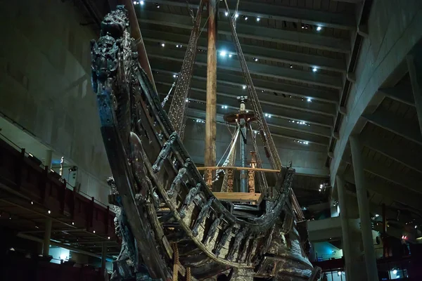 Estocolmo, Swden - 6 de noviembre de 2018. Visita de la nave Vasa en el Museo Vasa . — Foto de Stock