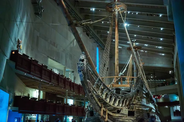 Estocolmo, Swden - 6 de noviembre de 2018. Visita de la nave Vasa en el Museo Vasa . — Foto de Stock