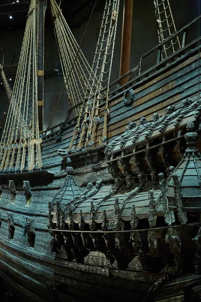 Stockholm Swden Novemer 2018 Visit Vasa Ship Vasa Museum Stockholm — Stock Photo, Image