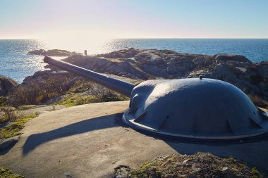 Topçu batarya Landsort bazı en önemli savunma sistemleri soğuk savaş sırasında vardı altı Ersta-pil, biridir.