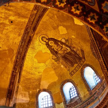 Ayasofya Müzesi, Ayasofya, Istanbul, Türkiye'nin iç.
