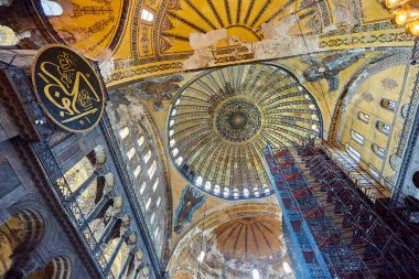 Ayasofya Müzesi, Ayasofya, Istanbul, Türkiye'nin iç.