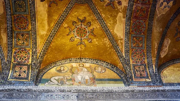 L'interno di Hagia Sophia, Ayasofya, Istanbul, Turchia . — Foto Stock