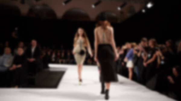 Модная подиум не в фокусе. Размытый фон
.