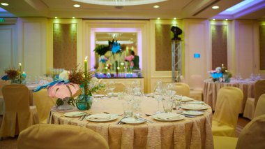 Lüks düğün Resepsiyon sofra Kur