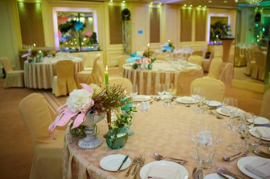 Lüks düğün Resepsiyon sofra Kur