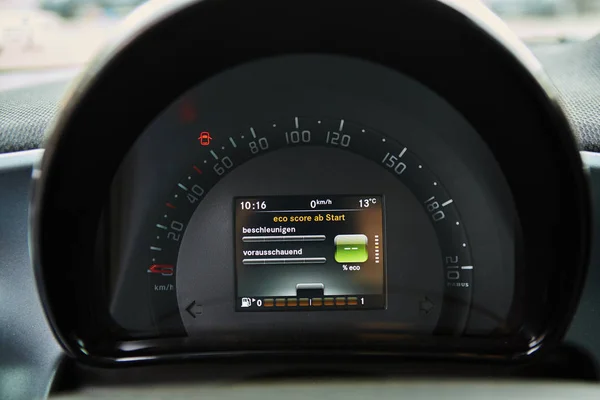 Close Shot Speedometer Car — Stock Photo, Image