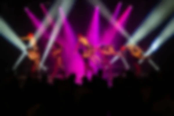 Abstract blur rock music live on concert stage — Stock Photo, Image